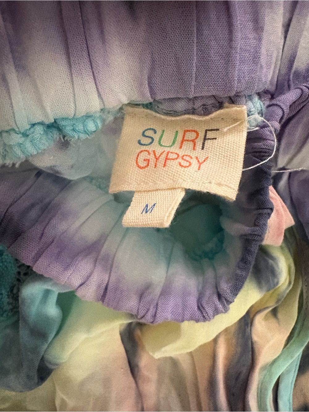 Surf Gypsy Purple Tie-Dye Maxi Skirt - Picture 3 of 3